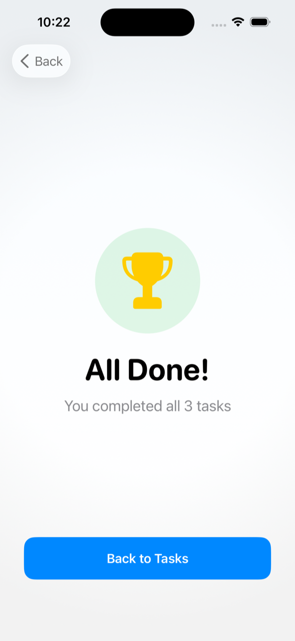 MyFocus task entry